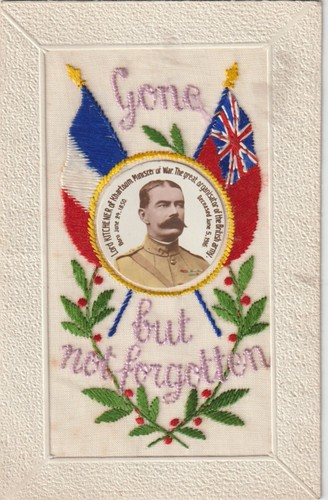 Silk postcard gone but - postcard,