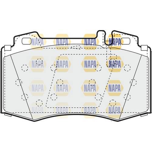 Brake pads set for mercedes - for,