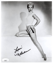 Lori Nelson Signed Sexy 8x10