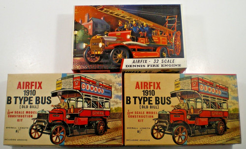 Airfix model kit lot buses - airfix,