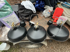 IKEA RANARP pendant lights in black finish. Set of 3
