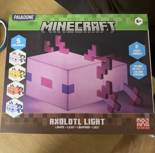 Paladone minecraft axolotl led - minecraft,