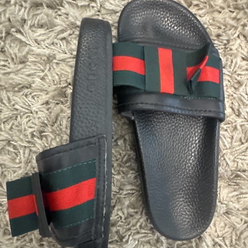Gucci web bow sliders size - bow,