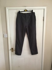 Rohan Trousers Mens 32L Grey Winter Fusion Hiking Walking Fleece Lined Outdoor