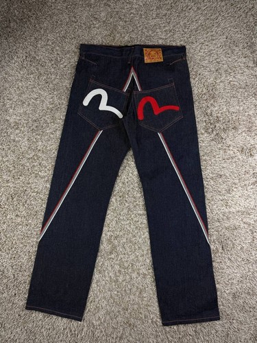 Evisu y2k baggy jeans - baggy,