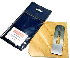 New QUANGSHENG T10 Carbon Steel 50deg Block Plane Iron 1 3/8"