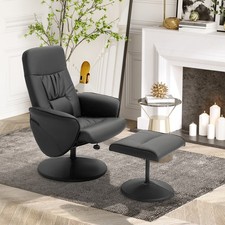 Swivel Recliner with Ottoman