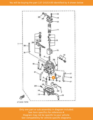 Yamaha washer main jet - washer,,