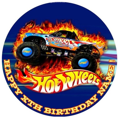 Hot wheels edible cake - ,
