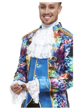 Cravat & Cuff Set Austin Powers Mens 1980s 70s Fancy Dress Accessory Carinval