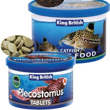 KB PLECOSTOMUS PLECO TABLETS  CATFISH PELLETS FOR  BOTTOM FEEDING AQUARIUM FISH