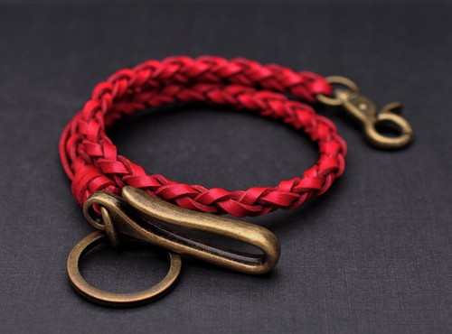 Red full grain leather - 20",