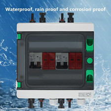 Solar Combiner Box Surge Lightning Protection PV Circuit Breaker 1000V DC IP65