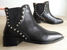 ZARA BLACK LEATHER CHELSEA
