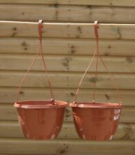 2 x Terracotta Brown 20cm