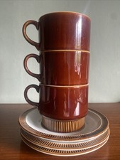 3 Poole Pottery Chestnut Cup