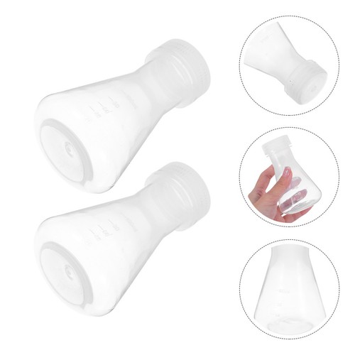 5pcs plastic conical flasks - plastic,