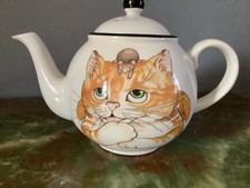 ARTHUR WOOD TEA POT WHITE