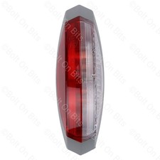 Eriba caravan red white side - white,