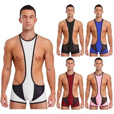 Mens Wrestling Singlet Thong