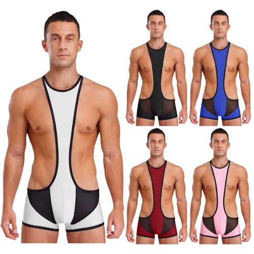 Mens wrestling singlet thong - wrestling,