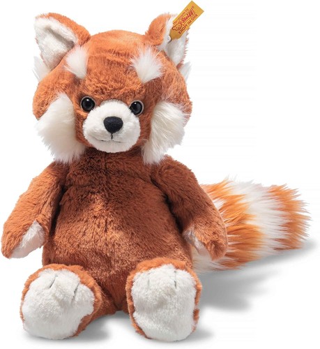 Steiff benji red panda - red,