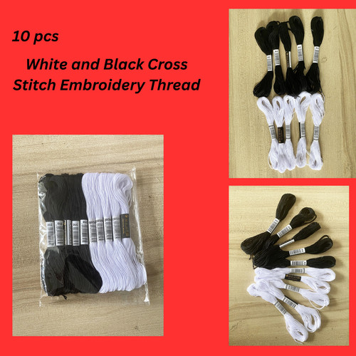 10pcs set white - white, and