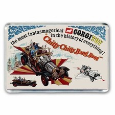 RETRO  CORGI TOYS CHITTY CHITTY BANG BANG  ADVERT - JUMBO FRIDGE MAGNET