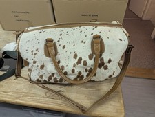 Deluxe Leather Holdall Bag TAN