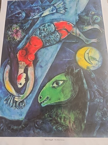 Marc chagall the blue - chagall, circus