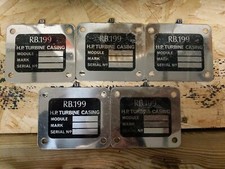 Job Lot x5 Tornado RB199 HP Turbine Casing Plates Ex MOD Aviation Aircraft