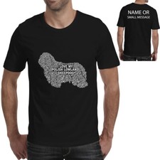 Dogs T-shirt I Love My Polish Lowland Sheepdog. Funny Gift For Pet Lovers