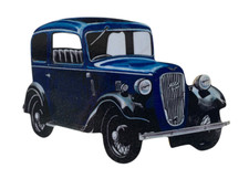 Vintage Austin Car Magnet - Austin 7 Ruby - Austin Seven Ruby - A1-JM