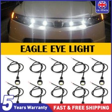 10x White Eagle Eye Lamps LED DRL Fog Daytime Running Car Light Tail Backup 12V