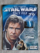 THE OFFICIAL STAR WARS FACT FILE Issue No. 76 HAN SOLO Mint Condition DEATH STAR