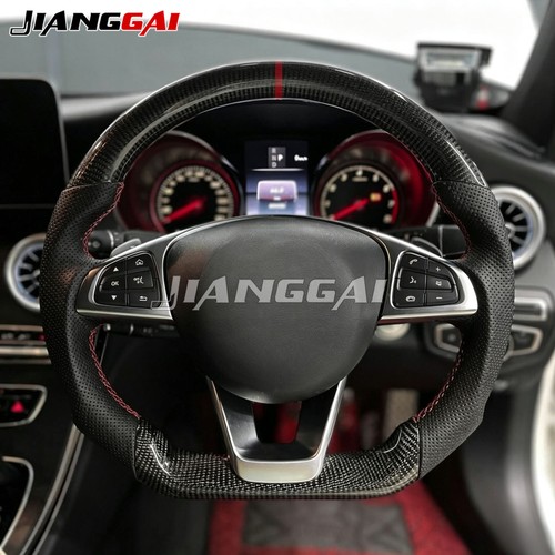 Carbon fiber steering wheel - carbon,