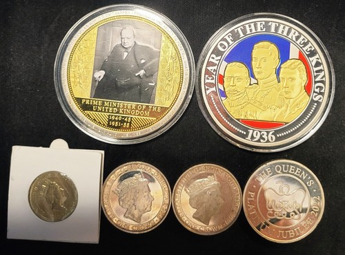 Mixed commemorative coins - mixed, uk
