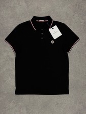 Moncler Piquet Polo Black
