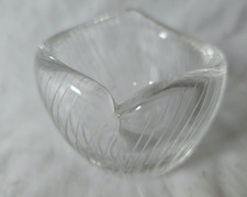 Art glass Iittila sculptural shaped Tappio Wirkkala  bird form glass bowl