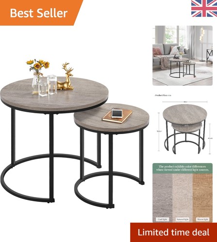Versatile grey round nesting - round,
