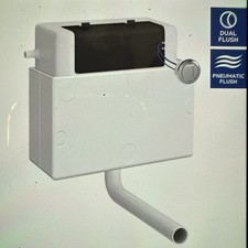 Air Pneumatic Comfort Height Dual Flush Universal Access Concealed Cistern