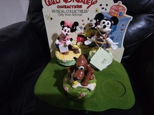 Vintage Schmid Walt Disney CHARACTERS Musical Collectibles MICKEY MINIE & PLUTO