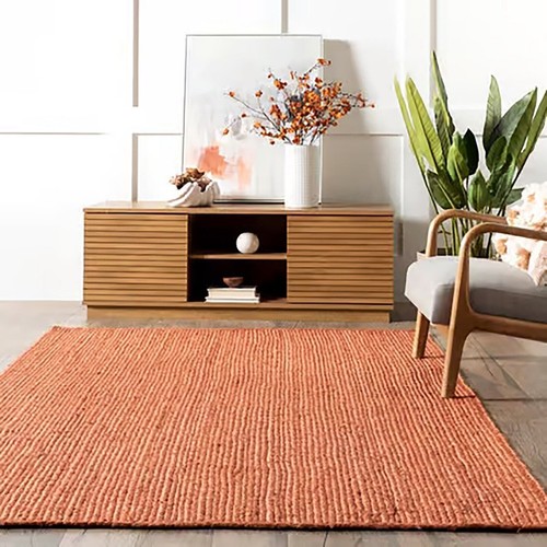 Handmade jute braided area - braided,