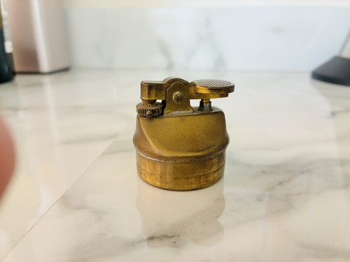 Vintage evans brass table - evans,