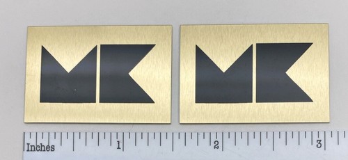 Speaker badge logo emblem - m&k,