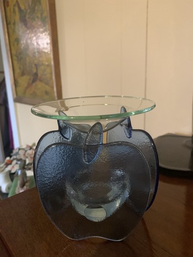 Glass apple shaped wax melt - glass,