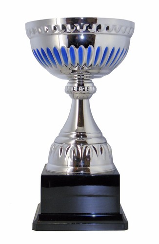Personalised silver and blue - silver,