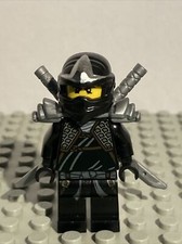 Lego Minifigure Ninjago njo039 / njo0039 Cole ZX with flat silver Armour