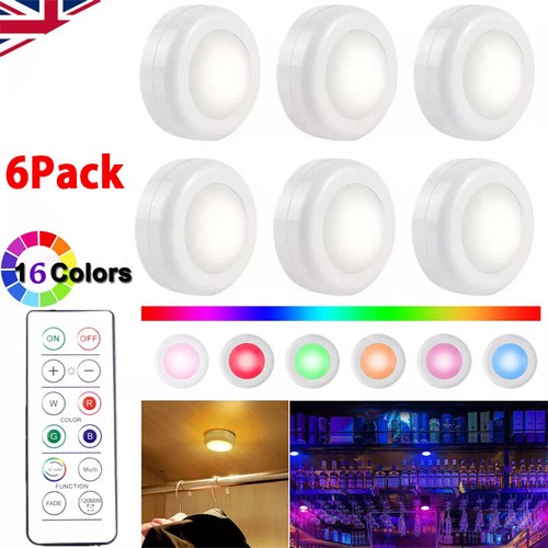 Led puck light - puck, 6pack