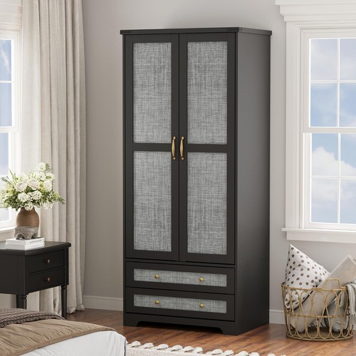 Wooden armoire wardrobe - wooden,